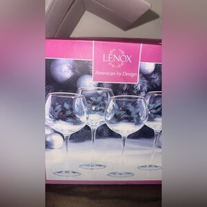 Lenox American by Design Holly Wine Glasses – Set of 4